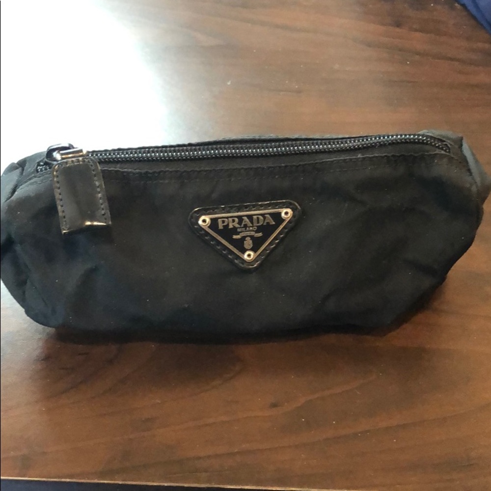 Prada nylon pencil pouch